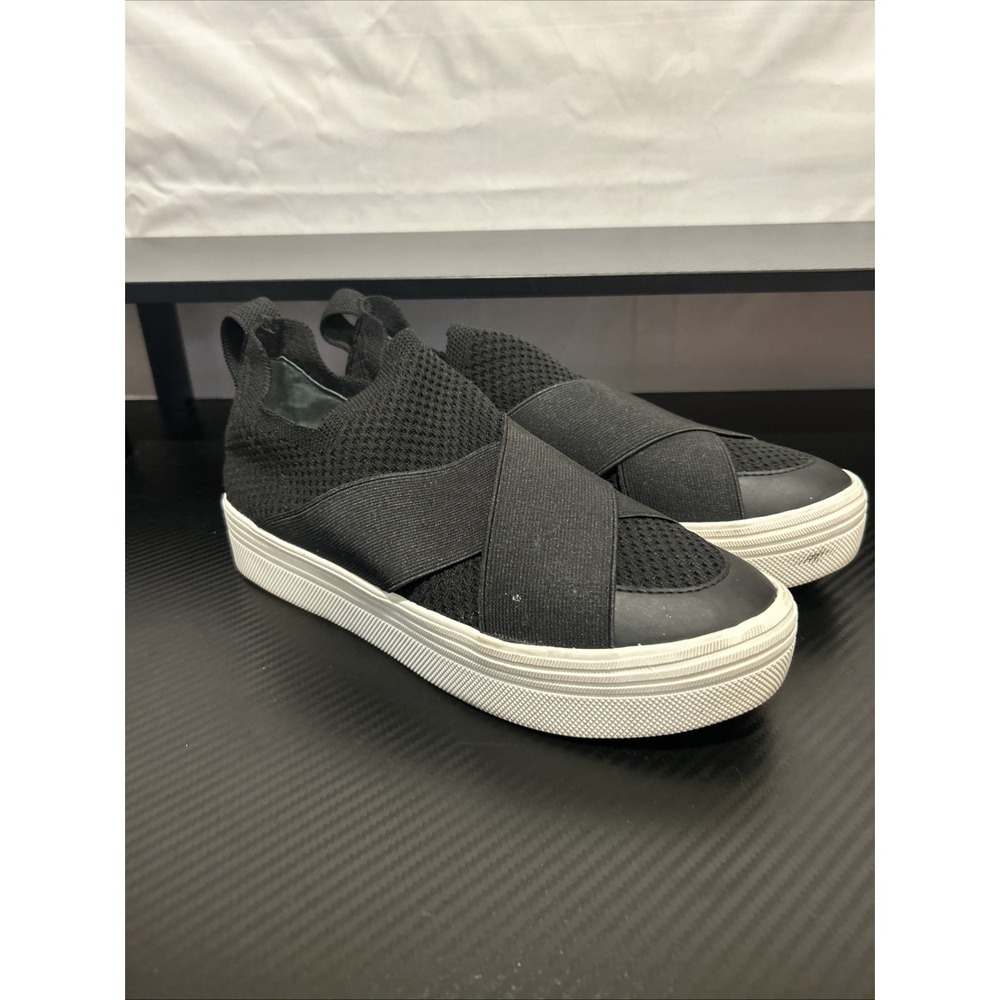 Dolce Vita Black Women Slip On Comfort Platform Sneakers Shoes Size‎ 7M